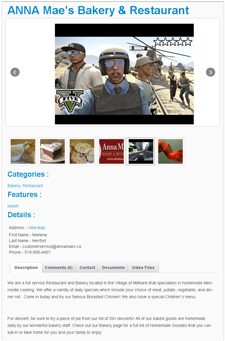 Gallery slider 2 w/ video